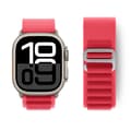 Rød Alpine Loop-rem kompatibel med Apple Watch Ultra 2 & Series 10-5 Rød Red 38 40 41 42(S10) mm