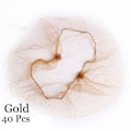 Miniatyrbilde 1 av 10: 20/40 stk Usynlige Hårnett Fine Net Wignet gull gold 40 Pcs