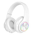 Miniatyrbillede 1 af 4: Oplyste Bluetooth Headset Over-Ear Subwoofer Trådløse Sports Høretelefoner white