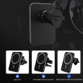Miniatyrbilde 3 av 4: Magnetisk trådløs telefonholder bil lader, hurtiglader