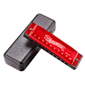 Miniatyrbilde 5 av 10: 10 Hull 20 Toner Profesjonell C-Dur Kromatisk Munnspill, Munnorgel og Profesjonelt Munnspill for Barn, Voksne, Spillere Gold 0.08