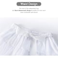 Miniatyrbilde 4 av 6: Elastisk midje Chiffon underskjørt Puffy Tutu Tyllskjørt Prinsesse ballettdans Pettiskirts Underskjørt