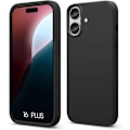 Miniatyrbilde 1 av 4: Deksel for iPhone 16 Plus - Ultratynn Myk Silikonbeskyttelse Støtsikker Svart Black