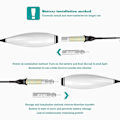 Miniatyrbillede 5 af 5: Cr425 Lithium Batterisæt Genopladeligt Bærbart Lithium Batteri til Udendørs Brug Rechargeable Battery