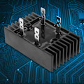 Miniatyrbild 2 av 4: 1 st 100A AMP 1600V Spänning 2-fas Brygglikriktare med diod hög svart effekt