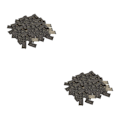 Pikkukuva 4 / 5: 1/2/3/5 100x Käsinkirjoitetut englanninkieliset merkit T tagit kangas DIY Vaatteet Kulta Sana 100 Kpl Gold Word 100 Pcs 2 Set