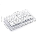 Miniatyrbilde 4 av 7: 1000 stk. Mikrobriller Forma Mini Solbriller Assortert Skruesett Urmakermutter Reparasjonssett for Rustfrie Stålskruer