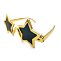 Miniatyrbilde 4 av 5: 2 stk Stjerneformede Solbriller, Pentagram Stjernebriller, PC Stjernefestbriller