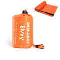 Miniatyrbillede 1 af 4: 1x Vandtæt Nødsovepose til Udendørs, Termisk, Camping, Overlevelse, Bivy Sack Orange