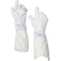 Miniatyrbillede 1 af 4: Premium Gedde-læder Biavl Handske med Hvid Ventilation Lang Canvas Ærme med Elastisk Manschet (XL) XL