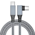 Miniatyrbilde 1 av 5: Link-kabel for Oculus Quest 2 Hurtiglading og PC-dataoverføring USB C 3.2 Gen1 5gbps Pd Overføringsladekabel Vr Headset Link-kabel Grå Grey 6M