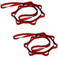 Miniatyrbillede 1 af 5: Daisy Chain Reb 2 stk. Loopede Stærke Stropper 23 KN Klatresnor Nylon Daisy Chains Multi Loop Aerial Yoga Sling 130 cm