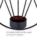 Pikkukuva 6 / 8: seinäkynttilänjalat pienille pylväskynttilöille, metallia