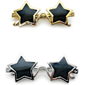 Miniatyrbilde 1 av 5: 2 stk Stjerneformede Solbriller, Pentagram Stjernebriller, PC Stjernefestbriller
