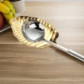 Miniatyrbild 5 av 5: Skedstöd för Spishäll, Stor Rostfritt Stål Guld Skedhållare