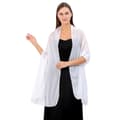 Aftenkjoler Sjal Dame Cape Wraps HVIT HVIT Hvit White White