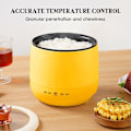 Miniatyrbilde 4 av 5: Mini Risgryter 1.8L Multifunksjonell Ikke-klebende Risgryter Egnet for 1-2 Personer med Maifan Gul yellow EU Plug