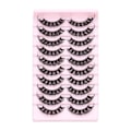 Pikkukuva 1 / 8: 10 paria 3D Mink DD Curl Venäläisiä tekoripsiä TK02