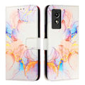 Miniatyrbillede 2 af 5: Marmor Læder Etui til TCL 501 Galaxy Marble White