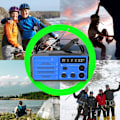 Miniatyrbild 2 av 8: Veva Radio med vev, 8000mAh - Solcellsdriven bärbar AM/FM/NOAA väderradio