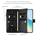 Pikkukuva 3 / 4: Yhteensopiva magneettisuljettavan 9 korttipaikan vetoketjullisen nahkakotelon kanssa ja rannehihnalla - Perfect_xx For Huawei Enjoy 50 4G
