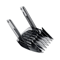 Miniatyrbilde 1 av 5: stk hårklippekammer kompatible med Philips HC9450 HC9490 HC9452 HC7460, justerbar 7-24 mm