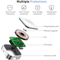 Miniatyrbilde 3 av 5: Magnetisk ladeadapter for Apple Watch, gjenbrukbar USB-C eller iPhone