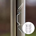 Pikkukuva 4 / 8: 25/50kpl W-tyypin/Z-tyypin kasvihuonekiinnikkeet Kestävät lasipaneelikiinnikkeet Klipsit Kasvihuonelasityökalut Z Z 50pcs