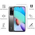 Pikkukuva 3 / 5: 4-in-1 Temperoitu lasi Xiaomi Redmi 10 2022 -näytönsuojaksi ja kameran linssin suojakalvoksi