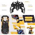 Miniatyrbild 6 av 6: Transformationsrobot RC-bilar: Enknappstransformation och 360 graders roterande drift