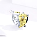 Pikkukuva 4 / 4: 925 Sterling Hopea Enkeli Demoni Kristalliriipus ja Pandora