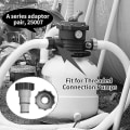 Miniatyrbilde 5 av 5: 2-pakning Intex Pool A-adapter erstatningspumpe slange adapter A-serie med innvendig gjengeskrue