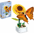 Miniatyrbild 1 av 3: Julgåvor för barn 2024, Insekter med blommor Byggklossar, Fjäril Blomma Byggklossar, DIY Kreativ Bygg (Svalstjärtsfjäril) Swallowtail Papilio