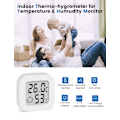 Miniatyrbild 5 av 5: Digital hygrometer inomhus mini termometer