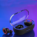 Pikkukuva 1 / 5: Bluetooth-kuulokkeet iPhonelle ja Androidille, langattomat kuulokkeet, vedenpitävät Black Red