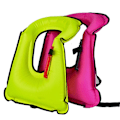 Miniatyrbillede 10 af 10: Redningsvest Snorkelvest ORANGE orange