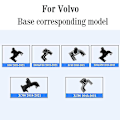 Pikkukuva 3 / 5: Puhelinteline Volvon XC60 XC40 XC90 S60 V60 S90 GPS-teline Auto Gravity Mount Auton Puhelinteline Auton Tarvikkeet color