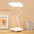 Miniatyrbild 5 av 5: LED-skrivbordslampa, hopfällbar liten skrivbordslampa