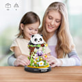 Miniatyrbilde 4 av 5: Ugleblomstbukett byggesett for voksne, dyr blomster planter dekor med støvdeksel, bursdagsgave byggesett for gutter jenter, 1123 PCS Mini