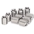 Miniatyrbilde 5 av 5: 10 stk. innsettingsmutter, M6/M10 gjengeinnsats, innsettingsmutter, 303 rustfritt stål (indre M6x1.0 ytre M10x1.5 ambolt 12mm)