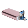 Pikkukuva 3 / 4: 256GB Micro U-levy OTG Flash-asema USB 3 in 1 Muistitikku Androidille/iPhonelle/Windowsille