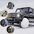 Pikkukuva 5 / 5: Renkaan suojukset, 4 kpl, matkailuvaunu, asuntovaunu, kuorma-auto, SUV, matkailuauto W