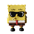 Miniatyrbild 2 av 5: Söt silikonhörlursfodral Airpods-skydd kompatibelt med AirPods 1/2 3 Pro SpongeBob SquarePants 3rd Generation