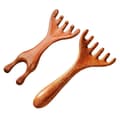 6-Claw Meridian Massage Comb Unique Elegant Design for Daily Use A and B