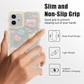 Miniatyrbillede 2 af 5: Kompatibel med iPhone 12 cover Gult bølge æstetisk sød tegning
