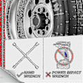 Pikkukuva 5 / 5: M14x1.5 Pyöränmutterit 24 kpl 14mmx1.5 7 Spline Drive Awl Kartio Pyöränmutterit 2 Tuumaa Pitkä Musta 2:lla