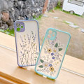 Miniatyrbillede 5 af 5: Kompatibel med iPhone 11 Etui til Blomster Klar Frost PC Bagside Fl