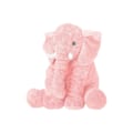 Miniatyrbild 1 av 4: Stor plysch elefant jumbo grå mjuk stoppad djur kudde plysch Pink