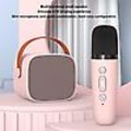 Pikkukuva 2 / 5: Mini-karaokelaitte, kannettava Bluetooth-kaiutin, karaoke-laite 2 langattomalla mikrofonilla
