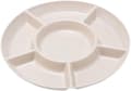 pc 6-facks matförvaringsbricka torkad frukt snacksbricka, 28,5 cm{AZC}